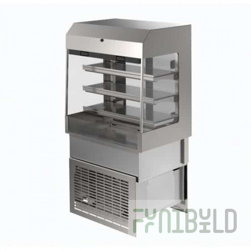 Delfield F5PC36DP 36 Inch Drop In Refrigerated Display Case 18.1 cu ft