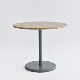 Forbes Industries PLY30RDMXEIC-TBL-WB 30 Inch Round Cafe Table Walnut Plywood with UV Polycoat Finish