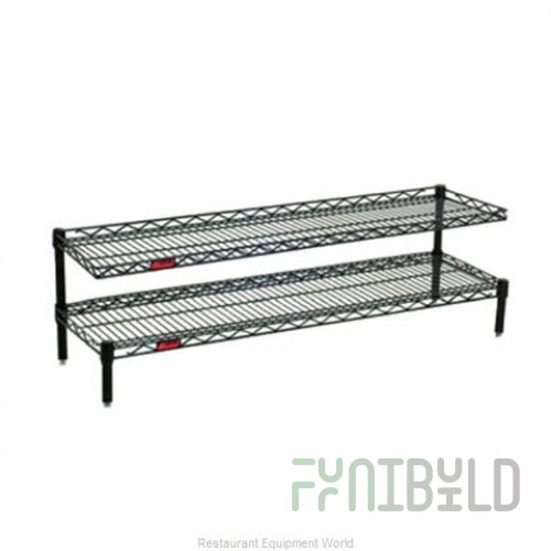 Eagle FCM1430V 30 Inch 2-tier Cantilevered Shelving Unit Steel with Gray Finish
