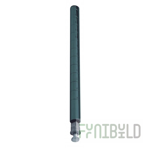 Eagle CP54-E Caster Post Grooved In 1 Inch Increments Epoxy Coated Steel