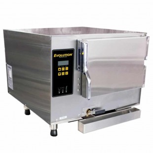 AccuTemp E32081E060 SGL 27 Inch Electric Boilerless Convection Steamer with Steam Vector Technology