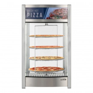 Koolmore KM-HPD4-18 23-3/5 Inch Heated Display Case Floor Model Stainless Steel with Humidity Control