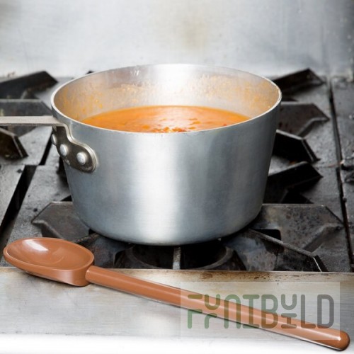 Mercer Culinary M33182BR 11-7/8 Inch Mixing Spoon Brown Nylon High Temperature