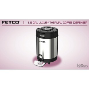 Fetco D452 1.5 Gallon Thermal Dispenser Freshness Timer Vacuum Insulated Stainless Steel