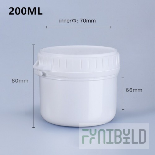 Container 200ml, D=118x89mm, with seal, bottom. D=107x77mm, h=31mm