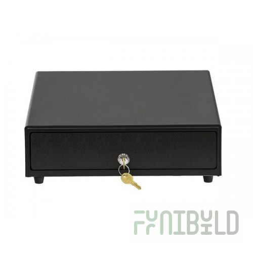 Cash drawer ATOL CD-330-B black, 330*380*90, 24V, for Shtrikh-FR