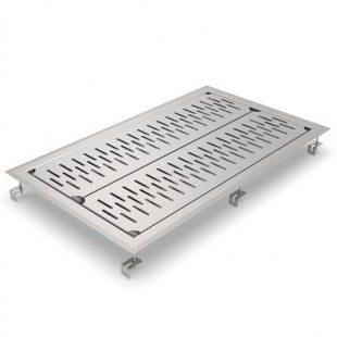 John Boos UBDP-1848 48 Inch Drip Pan with Removable Insert Stainless Steel