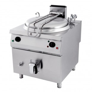 Exhibition stand for a cooking kettle (160 l)