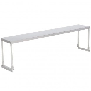 SPG International TSS-18-14 Universal Stainless Single Overshelf 14