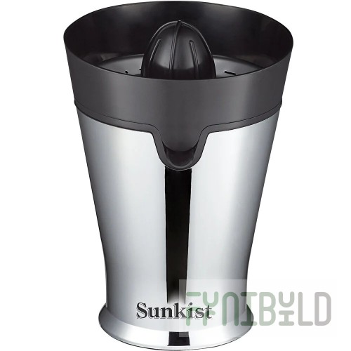 Sunkist SSJ-B1OR1 7-3/4 Inch Electric Citrus Juicer Compact Manual Feed