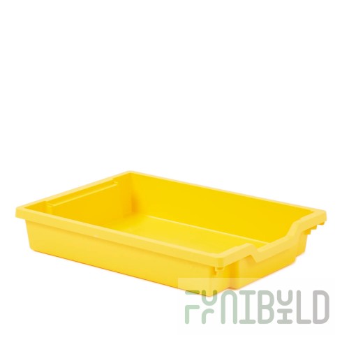 Tray 175x85x10mm, white/yellow I-1/I-2
