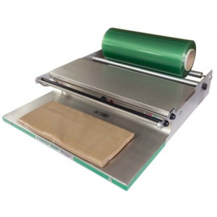 Alfa 104A 25 Inch Heat Seal Wrapper Floor Model with Stainless Steel and Aluminum