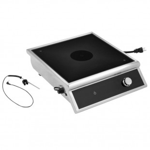 Vollrath HPI4-2600 16-1/2 Inch Induction Range Countertop Single Hob with Probe