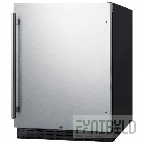 Summit SCR600GLNZ 24 Inch 5.5 cu.ft Undercounter Refrigerator Freestanding