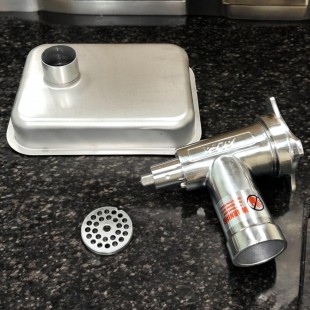 Alfa 12 038 HUB SS 3/8 Inch Chopper Plate Stainless Steel Meat Grinder