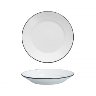 Fortessa TC7400.DV.5.116 8 Inch China Square Plate with Coupe Rim White