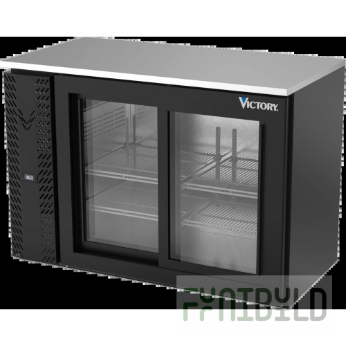 Victory VBBN48HC-GS-B Back Bar Refrigerator Two-section 48