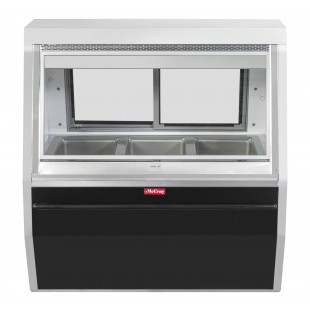 Howard-McCray KT-RVS30A-P-53-A&B 62 Inch Curved Pastry Display Case with Tempered Glass Howard-McCray KT-RVS30A-P-53-A&B 62 Inch Curved Pastry Display Case with Tempered Glass