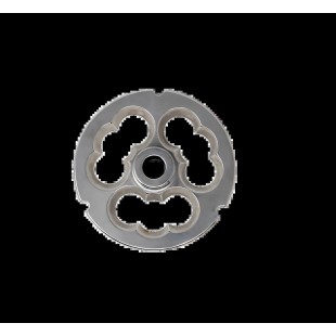 Omcan 27871 #32 Hub Kidney Plate 3 Holes Hard Steel with Precision Design