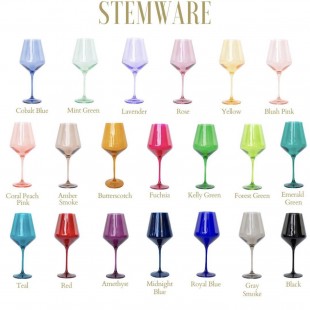 Single-layer colored glass, 350 ml (sleeve of 25 pcs) (min. 500 pcs)