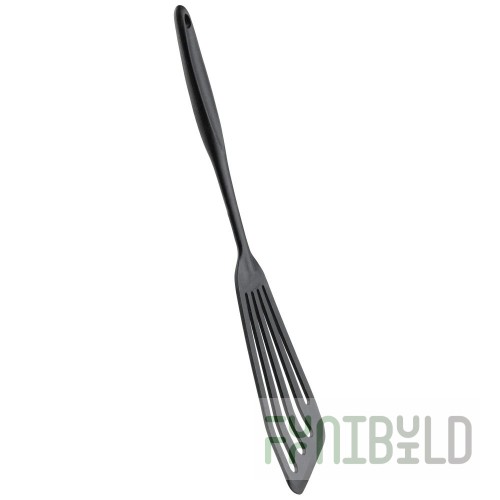 Tablecraft 10053 13-3/4 Inch Fish Turner Stainless Steel Silicone Handle