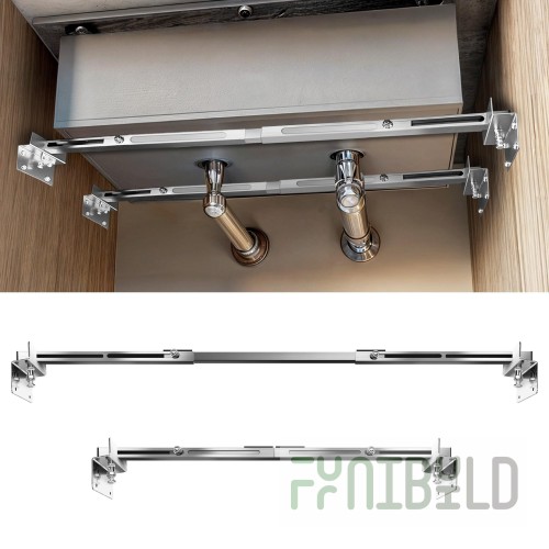 Optional Stainless Steel Side Support Bracket For Hand Sink, Krowne H-110