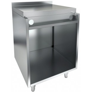 Wall-mounted open table Hicold NBMSO-7/7BP ​​(700x700x850mm, with side)
