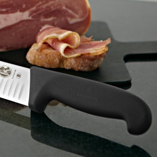 Victorinox 5.7423.31 12 Inch Granton Blade Black Fibrox Pro Handle Knife