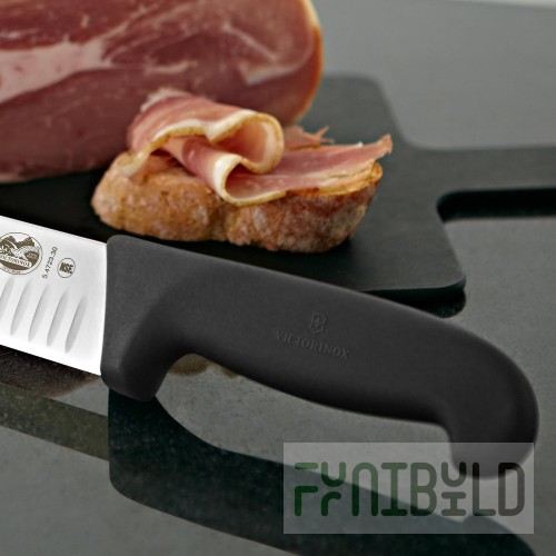 Victorinox 5.7423.31 12 Inch Granton Blade Black Fibrox Pro Handle Knife