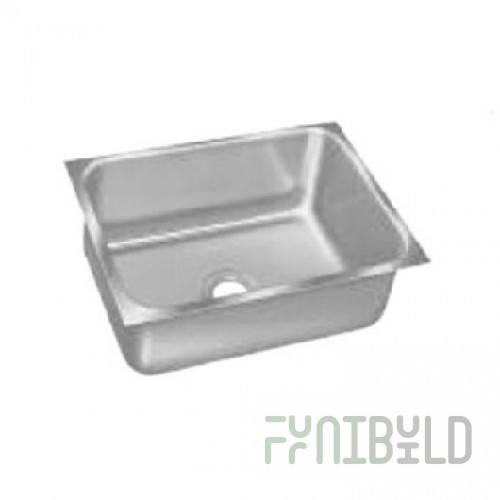 Advance Tabco 1014-210-BAD 25 Inch Undermount Sink 2 Compartment 18 Gauge Stainless Steel