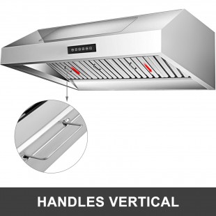Optional 20 Inch Stainless Steel Exhaust Hood Filter with Built-in Handles, Kowne RS2020
