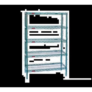 Eagle A5-74-1860E 60 Inch 5-tier Wire Shelving Unit Add-On with Antimicrobial Finish