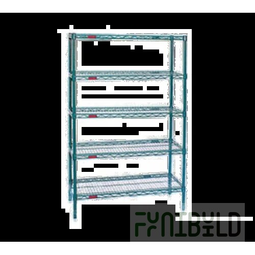 Eagle A5-74-1860E 60 Inch 5-tier Wire Shelving Unit Add-On with Antimicrobial Finish