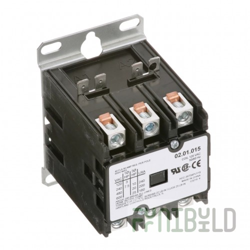 Hatco 02.01.015.00 4.05 Inch Electrical Contactor Standard 110/120AC 3P 50res