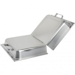 Crown Steam 2PHC-40 Two Piece Hinged Cover Stainless Steel for 40 Gallon Kettle