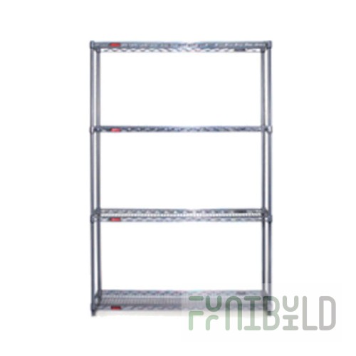 Eagle A5-86-1848V 48 Inch 5-Tier Add-On Shelving Unit Wire Epoxy Gray Finish