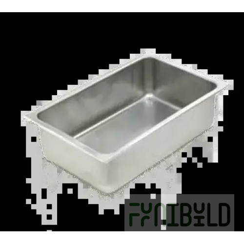 Eagle 304141 Spillage Pan Deep-drawn Aluminum 6-1/2 Inch for Wet Applications
