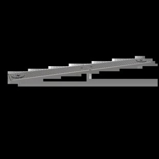 Glastender SM-DP8X62 62 Inch Surface Mount Drain Pan Stainless Steel with Descriptors