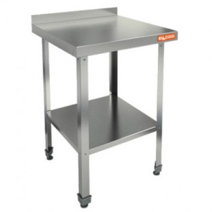 Wall-mounted open table Hicold NBMSO-9/7BP (900x700x850mm, with side)