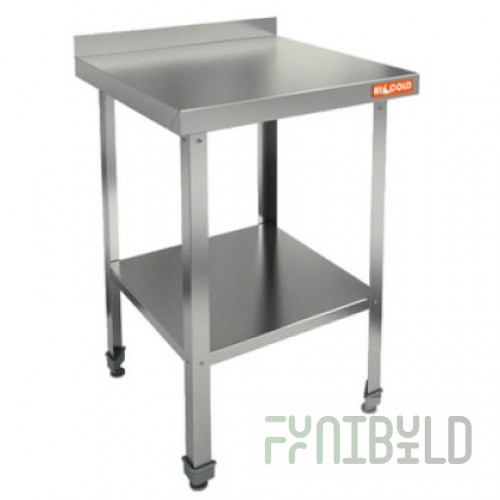 Wall-mounted open table Hicold NBMSO-9/7BP (900x700x850mm, with side)