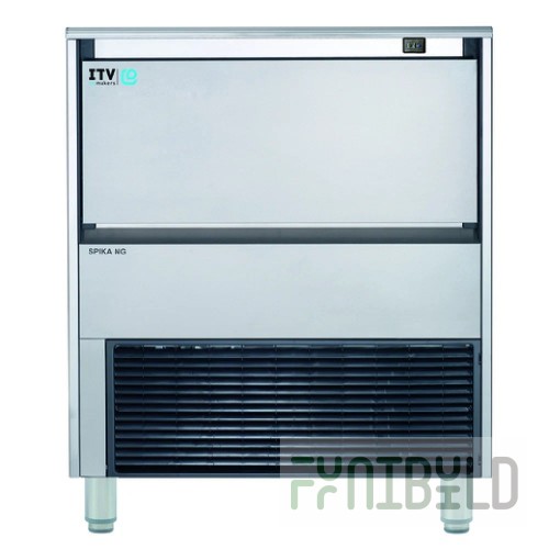 ITV Ice Makers SPIKA NG 130A SPIKA Ice Maker Self-contained Half Or Full Classic American Ice Cube-style