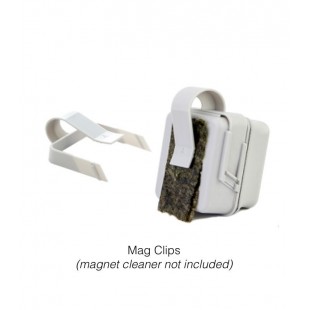 Price tag holder for a magnet art. MAG-CLIP-XL-100 (mag thickness 1mm) h=100mm, in a pack of 20 pcs.