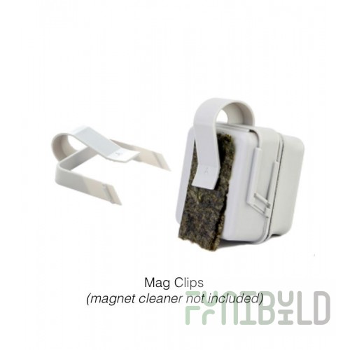 Price tag holder for a magnet art. MAG-CLIP-XL-100 (mag thickness 1mm) h=100mm, in a pack of 20 pcs.