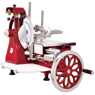 Omcan 26074 34 Inch Manual Food Slicer with 14 Inch Carbon Steel Blade