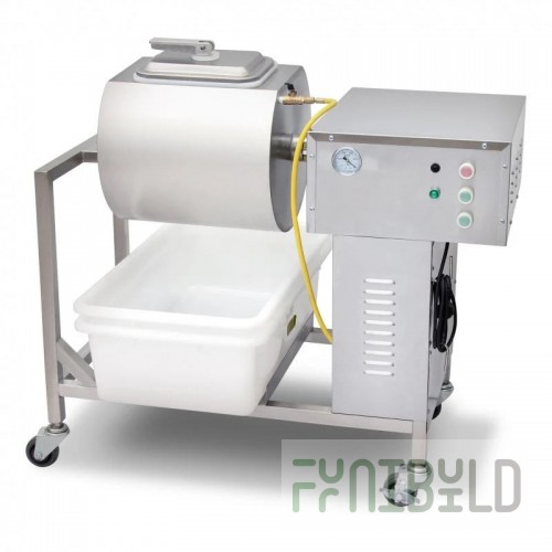Omcan 41514 39 Inch Electric Vacuum Meat Marinator Floor Model Stainless Steel