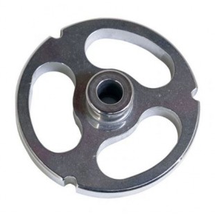 Alfa 12 034 HUB SS 2.5 Inch Chopper Plate 3/4 Inch Stainless Steel with Meat
