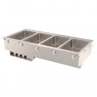 Vollrath 3640760HD 54 Inch Hot Food Well Unit Drop-In Electric with Drain