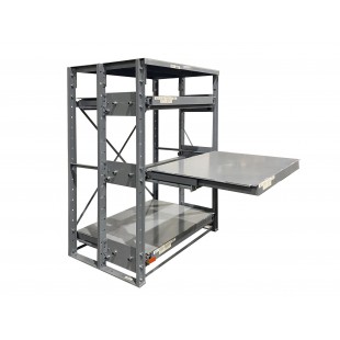 AllPoints NEXPM24488N 24x48 Inch Nexelite Shelving Unit 4 Shelves