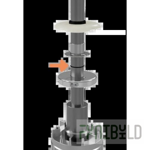 Alfa VCM-265 Shaft Sleeve for Mixer Fits Model 25 40 44 44A Replacement