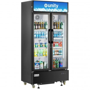 USR Brands U-40M Unity Refrigerator Merchandiser Two-section 40